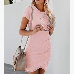 Elegant Pink Women's Dress